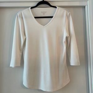 Cream Tencel T-Shirt